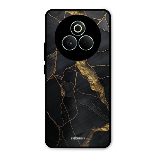 Golden Black Stone Realme P3 Pro 5G Mobile Back Cover - Aesthetic PrintShield Case