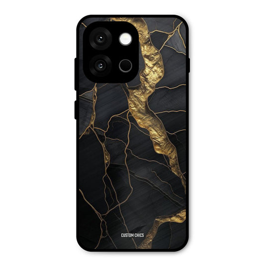 Golden Black Stone Oneplus 13s Mobile Back Cover - Aesthetic PrintShield Case