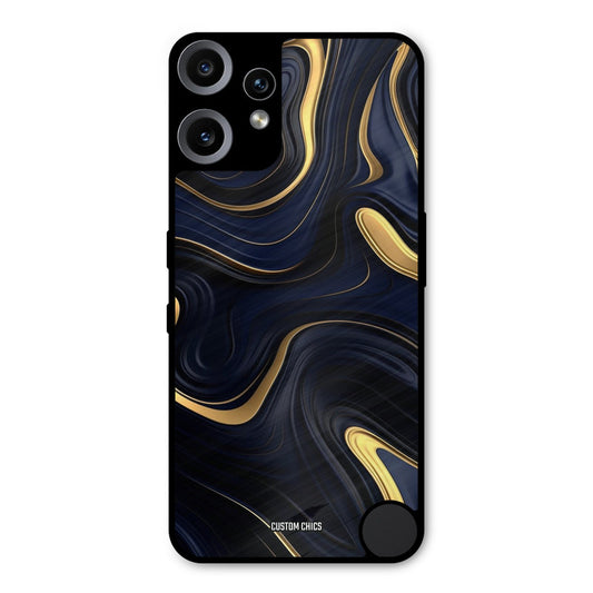 Golden Blue Paint Nothing CMF Phone 2 Pro Mobile Back Cover - Aesthetic PrintShield Case