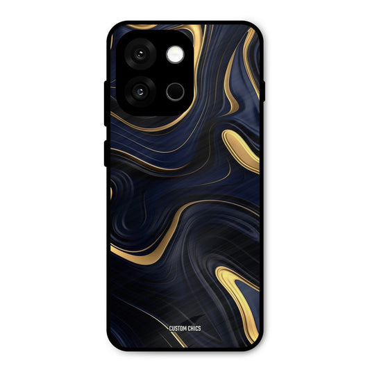 Golden Blue Paint Oneplus 13s Mobile Back Cover - Aesthetic PrintShield Case