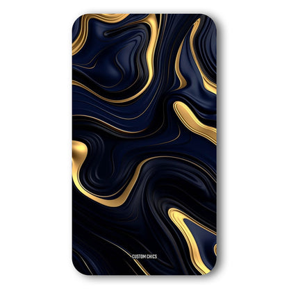 Golden Blue Paint Case – Premium PrintShield Mobile Cover