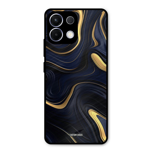 Golden Blue Paint Oppo K13 5G Mobile Back Cover - Aesthetic PrintShield Case