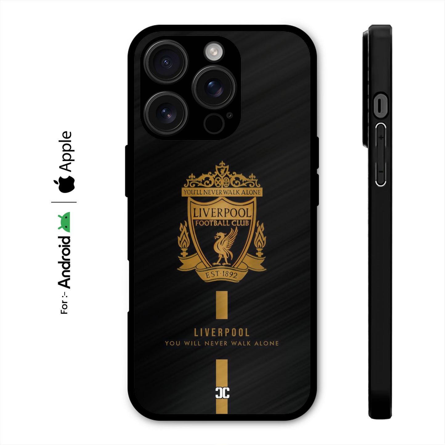 Golden Liverpool Case – Premium PrintShield Mobile Cover