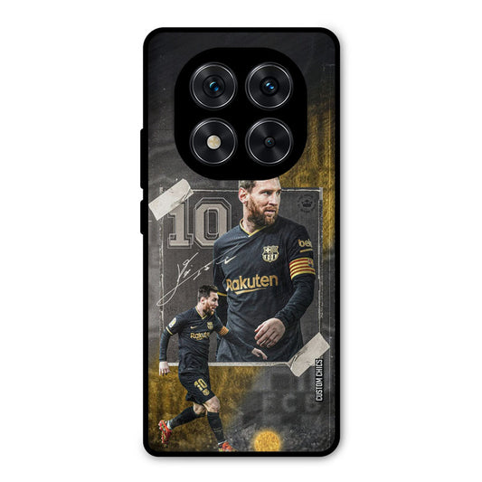 Golden Messi Redmi Note 14 Pro Mobile Back Cover - Sports PrintShield Case