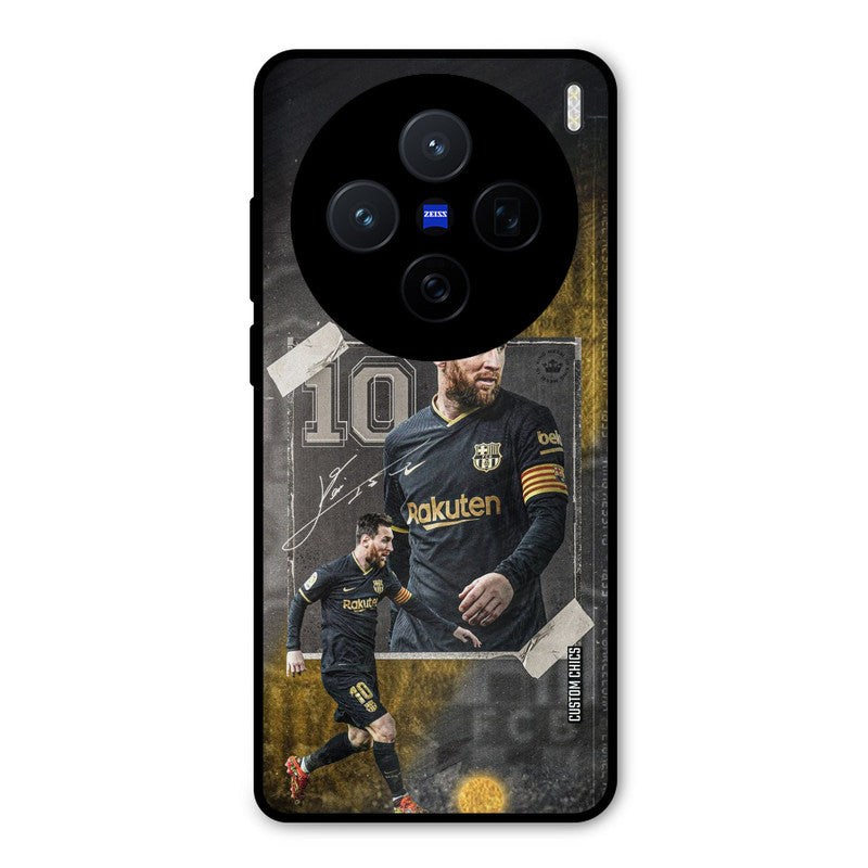 Golden Messi Vivo X200 Mobile Back Cover - Sports PrintShield Case