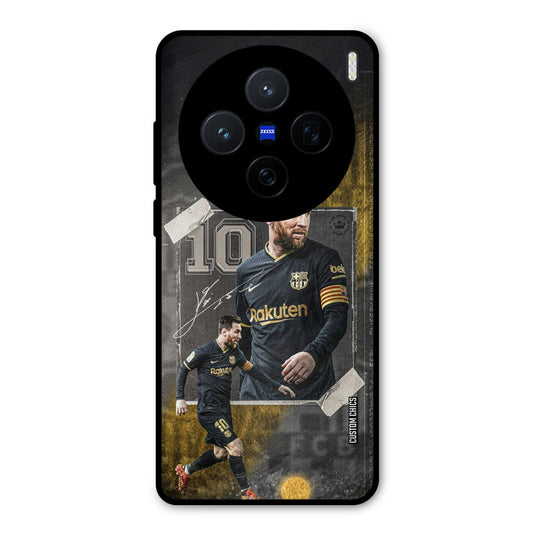 Golden Messi Vivo X200 Mobile Back Cover - Sports PrintShield Case
