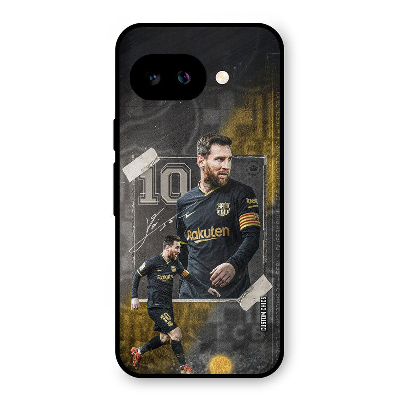 Golden Messi Google Pixel 9A Mobile Back Cover - Sports PrintShield Case