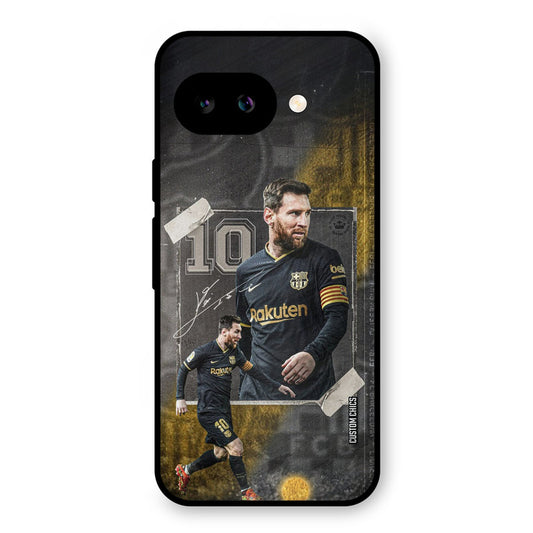 Golden Messi Google Pixel 9A Mobile Back Cover - Sports PrintShield Case