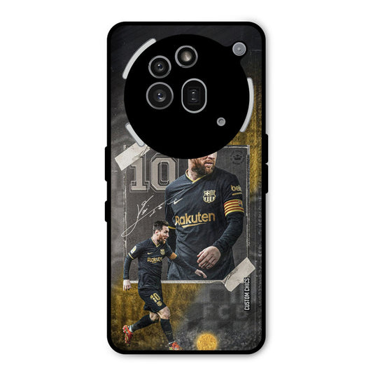 Golden Messi Nothing Phone 3A Pro Mobile Back Cover - Sports PrintShield Case