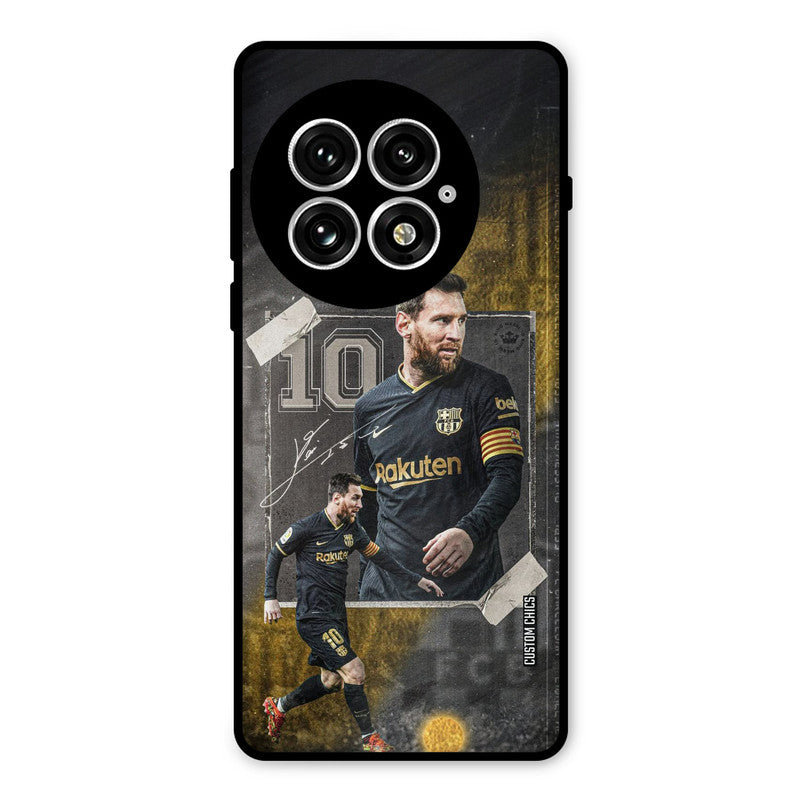 Golden Messi Oneplus 13 Mobile Back Cover - Sports PrintShield Case