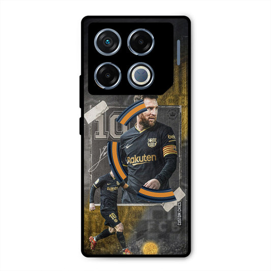 Golden Messi Infinix GT 20 Pro Mobile Back Cover - Sports PrintShield Case