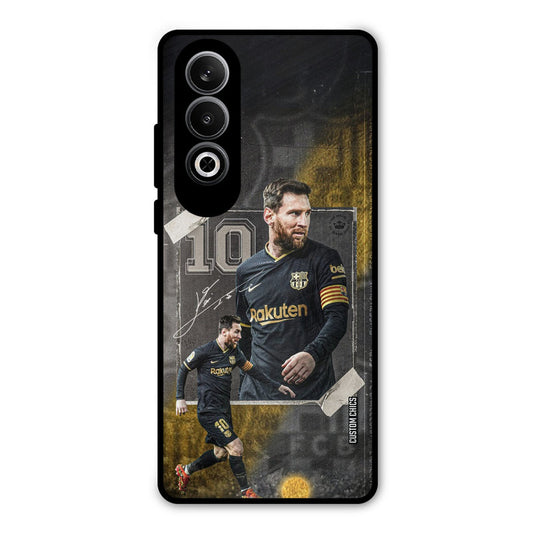 Golden Messi OnePlus Nord CE4 Mobile Back Cover - Sports PrintShield Case