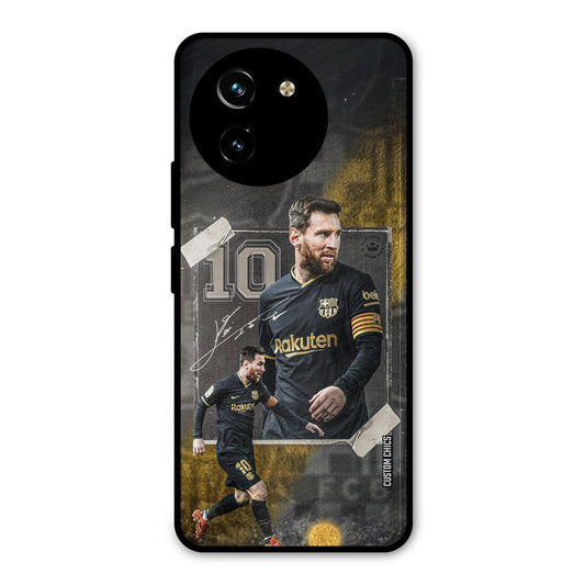 Golden Messi Vivo Y200i Mobile Back Cover - Sports PrintShield Case