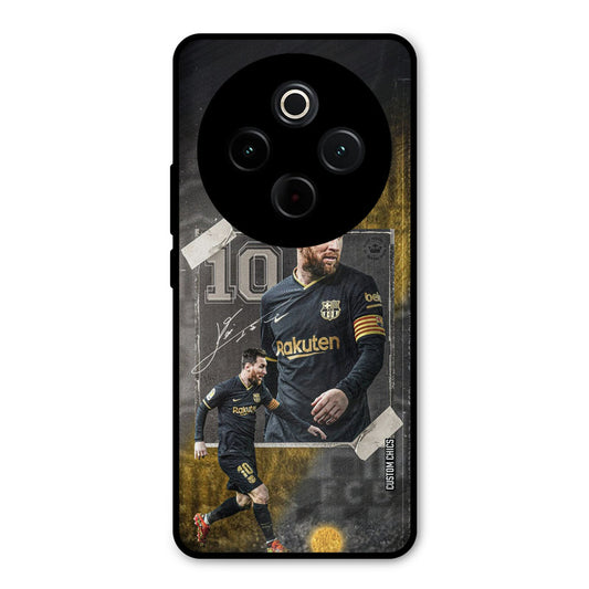 Golden Messi iQoo Z10 Mobile Back Cover - Sports PrintShield Case