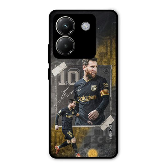 Golden Messi Poco M7 Pro Mobile Back Cover - Sports PrintShield Case