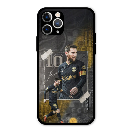 Golden Messi  iPhone 11 Pro Mobile Back Cover - Sports PrintShield Case