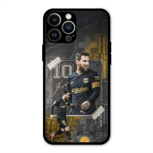 Golden Messi  iPhone 13 Pro Max Mobile Back Cover - Sports PrintShield Case