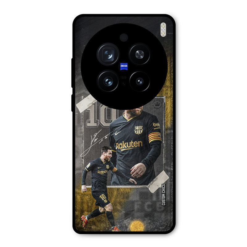 Golden Messi Vivo X200 Pro Mobile Back Cover - Sports PrintShield Case