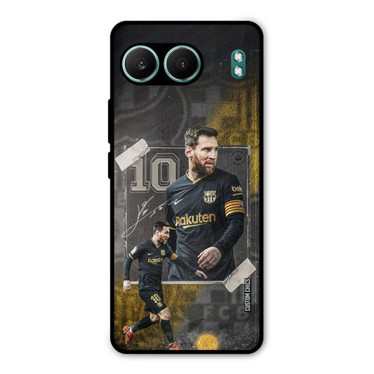 Golden Messi OnePlus Nord 4 Mobile Back Cover - Sports PrintShield Case