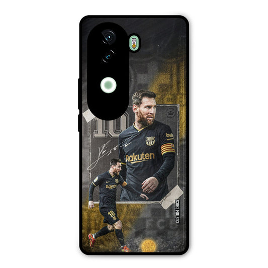 Golden Messi iQOO Z9s Mobile Back Cover - Sports PrintShield Case