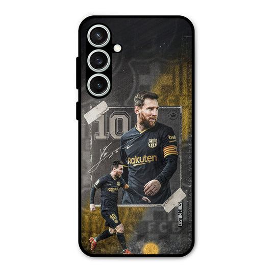 Golden Messi Samsung Galaxy S23 Mobile Back Cover - Sports PrintShield Case