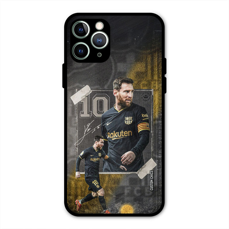 Golden Messi  iPhone 11 Pro Max Mobile Back Cover - Sports PrintShield Case