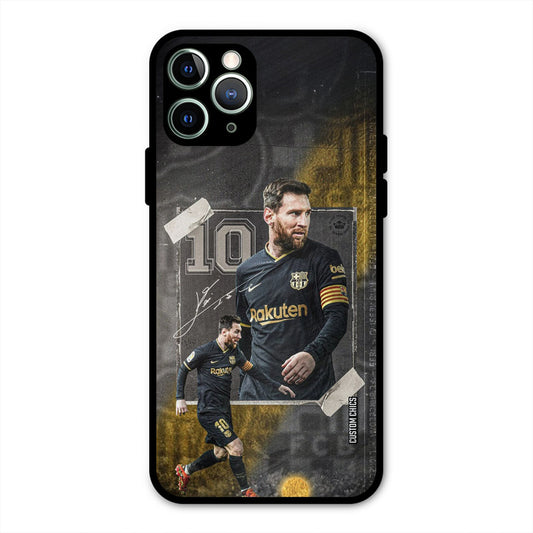 Golden Messi  iPhone 11 Pro Max Mobile Back Cover - Sports PrintShield Case