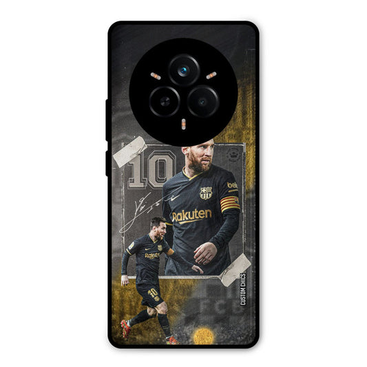 Golden Messi Realme 14 Pro Plus Mobile Back Cover - Sports PrintShield Case