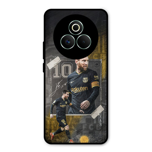 Golden Messi Realme P3 Pro 5G Mobile Back Cover - Sports PrintShield Case