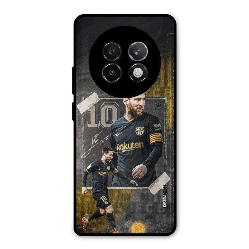 Golden Messi Realme 13 Plus Mobile Back Cover - Sports PrintShield Case