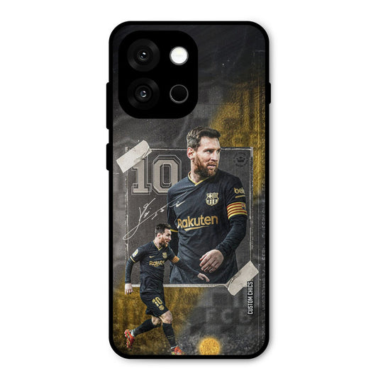 Golden Messi Oneplus 13s Mobile Back Cover - Sports PrintShield Case