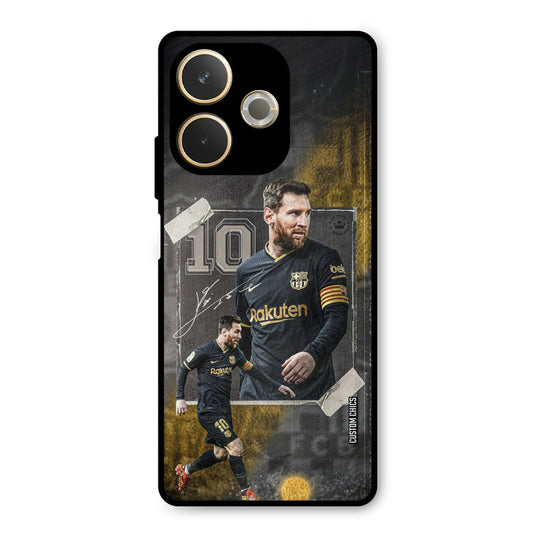 Golden Messi Oppo A5 Pro Mobile Back Cover - Sports PrintShield Case