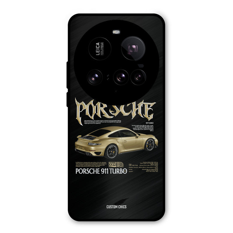 Golden Porsche Xiaomi Mi 15 Ultra Mobile Back Cover - Car&Bike PrintShield Case