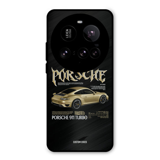 Golden Porsche Xiaomi Mi 15 Ultra Mobile Back Cover - Car&Bike PrintShield Case