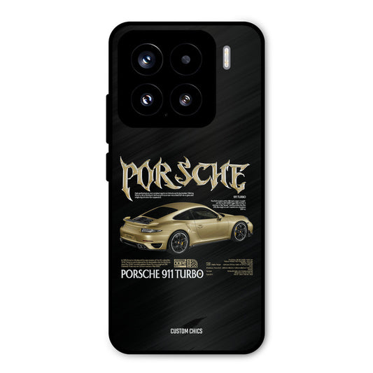 Golden Porsche Xiaomi 15 5G Mobile Back Cover - Car&Bike PrintShield Case
