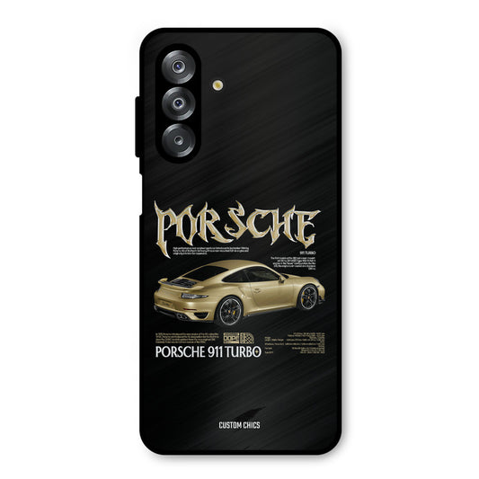 Golden Porsche Samsung Galaxy A26 Mobile Back Cover - Car&Bike PrintShield Case