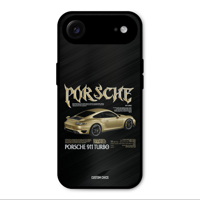 Golden Porsche iPhone Air Mobile Back Cover - Car&Bike PrintShield Case