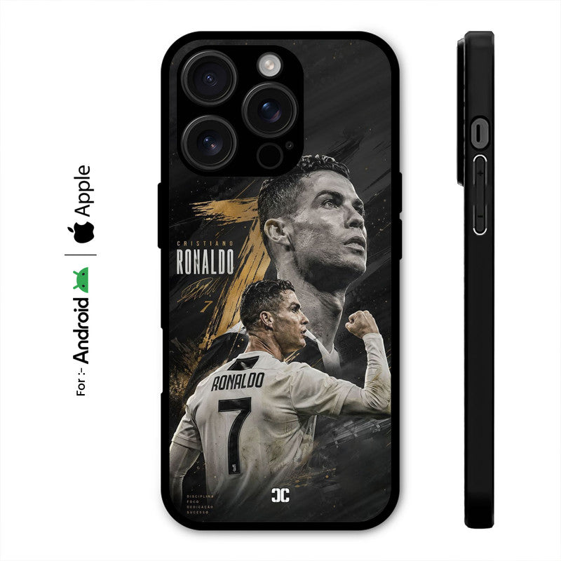 Golden Ronaldo Case – Premium PrintShield Mobile Cover