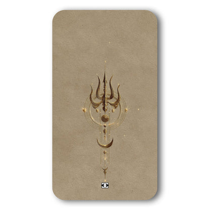Golden Trishul Case – Premium PrintShield Mobile Cover