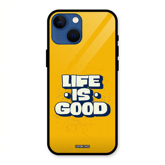 Good Life iPhone 13 Mini Mobile Back Cover - Typography PrintShield Case