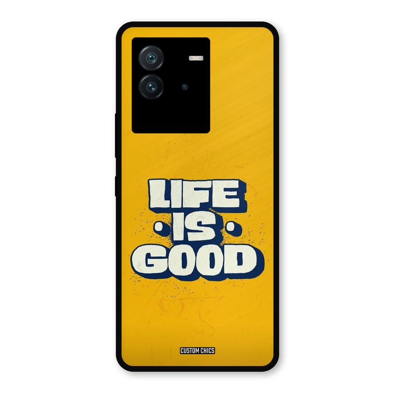 Good Life iQoo Neo 6 Mobile Back Cover - Typography PrintShield Case