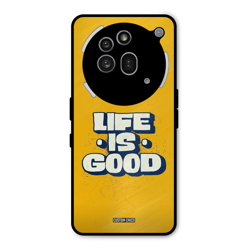 Good Life Nothing Phone 3A Pro Mobile Back Cover - Typography PrintShield Case