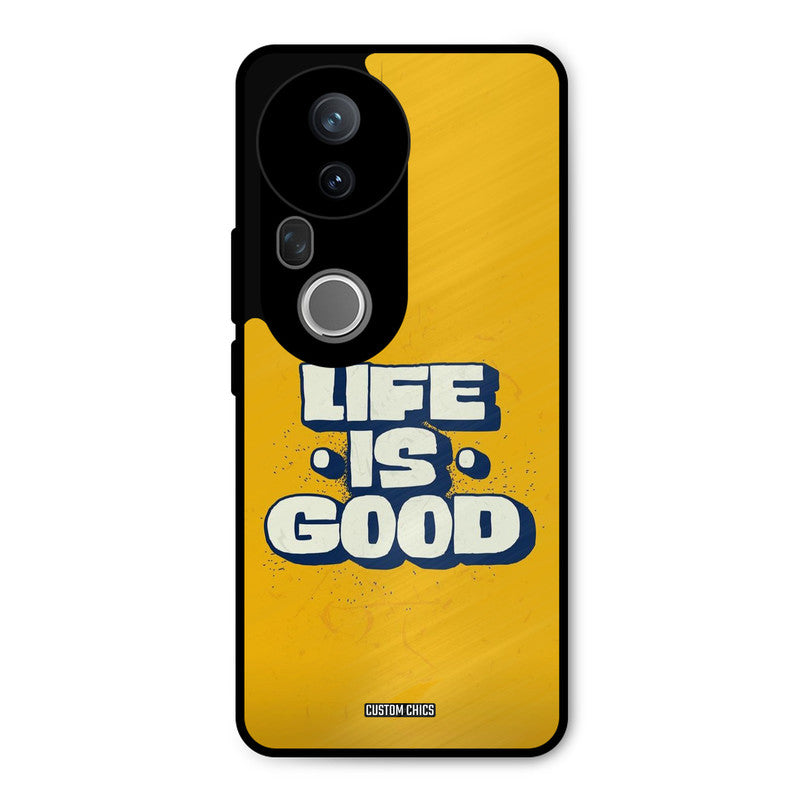Good Life Vivo T4 Ultra Mobile Back Cover - Typography PrintShield Case