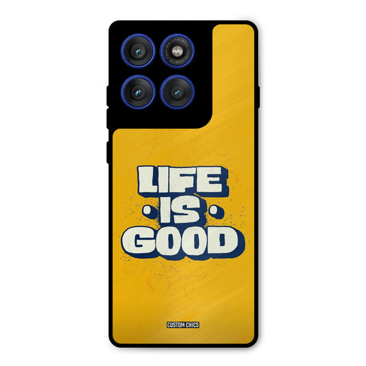 Good Life Motorola Edge 60 Pro Mobile Back Cover - Typography PrintShield Case
