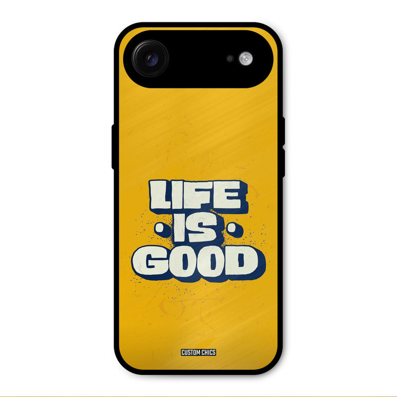Good Life iPhone Air Mobile Back Cover - Typography PrintShield Case