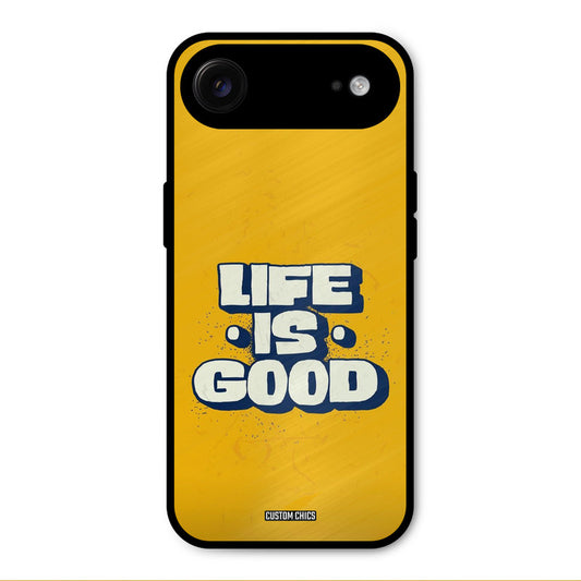 Good Life iPhone Air Mobile Back Cover - Typography PrintShield Case