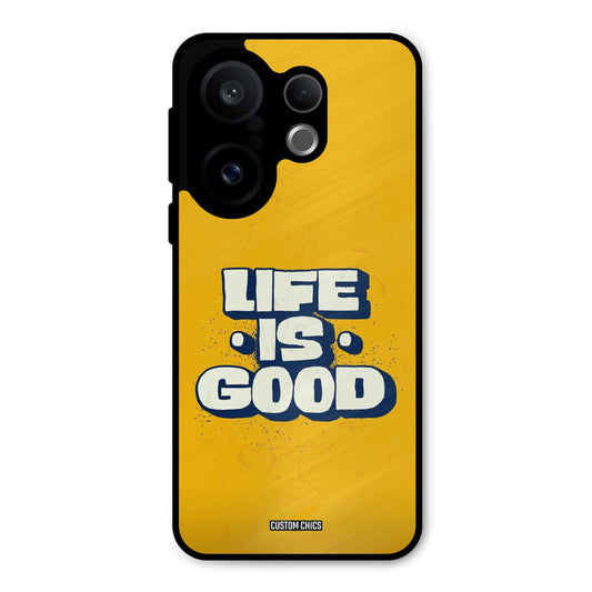 Good Life Vivo X200 FE Mobile Back Cover - Typography PrintShield Case