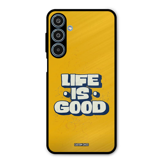 Good Life Samsung Galaxy M35 5G Mobile Back Cover - Typography PrintShield Case