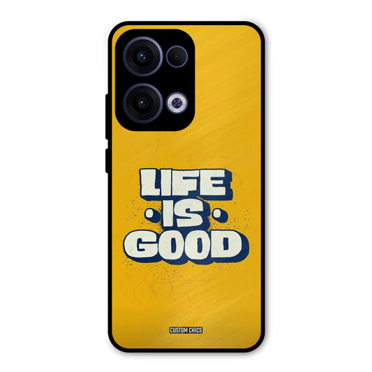 Good Life Oppo Reno 13 5G Mobile Back Cover - Typography PrintShield Case