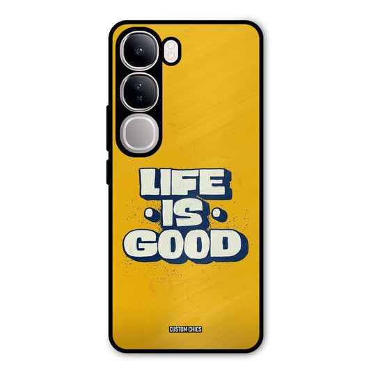 Good Life Vivo Y300 Mobile Back Cover - Typography PrintShield Case